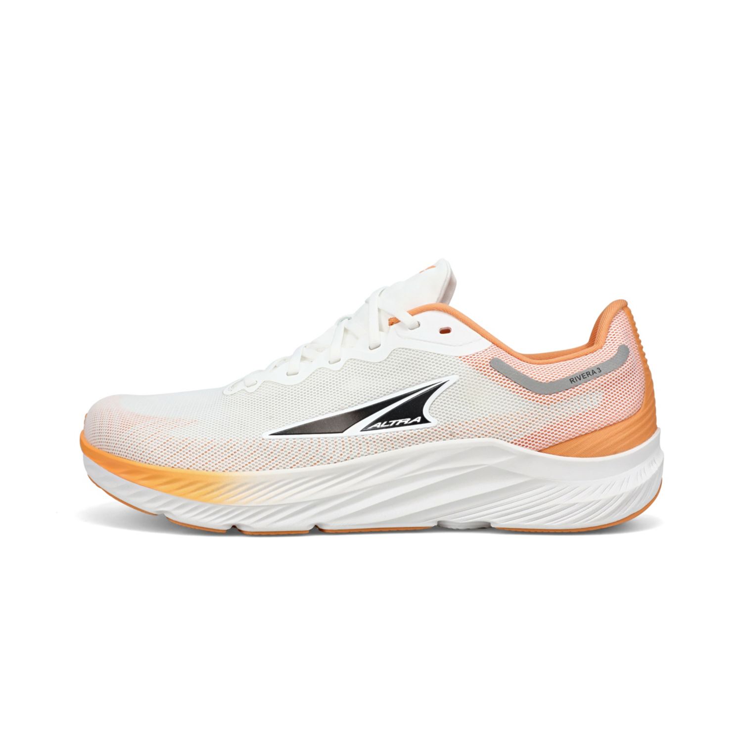 Altra Rivera 3 Men's Sneakers White / Orange | South Africa-54769209